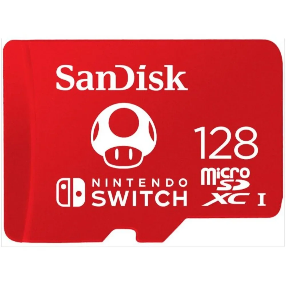 Nintendo Switch SanDisk 128GB Micro SDXC Flash Memory Card